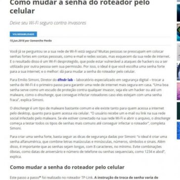 Como mudar a senha do roteador pelo celular – Blog da PSafe