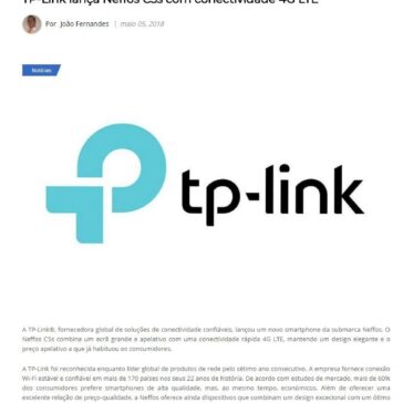 TP-Link lança Neffos C5s com conectividade 4G LTE – WINTECH
