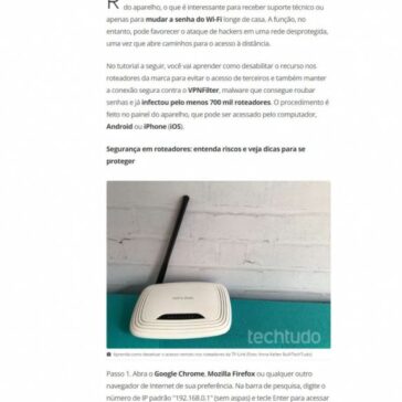 Como desativar o acesso remoto no roteador da TP-Link – Tech tudo