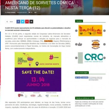 SÃO PAULO: MAIOR CONGRESSO LATINO-AMERICANO DE SORVETES COMEÇA NESTA TERÇA (12) – Atibaia Connection
