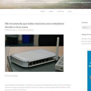 FBI recomenda que todos reiniciem seus roteadores devido a vírus russo – Information Security