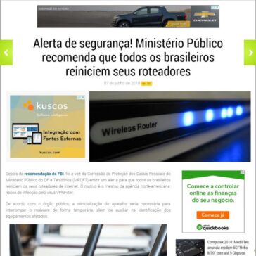 Alerta de segurança! Ministério Público recomenda que todos os brasileiros reiniciem seus roteadores – Tudocelular
