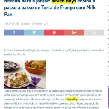 Receita para o jantar: Seven Boys ensina o passo a passo de Torta de Frango com Milk Pan – Agito SP