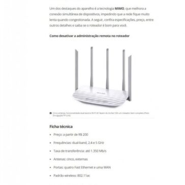 Roteador TP-Link Archer C60 é bom? Veja análise de alcance e preço – Tech tudo
