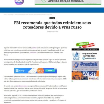FBI recomenda que todos reiniciem seus roteadores devido a vrus russo – Boa Informação