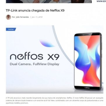 TP-Link anuncia chegada de Neffos X9 – WINTECH