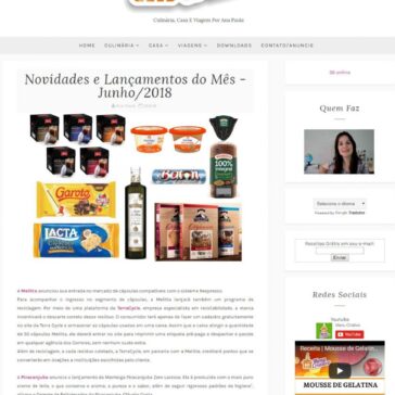 Novidades e Lançamentos do Mês – Junho/2018 – Menu Criativo