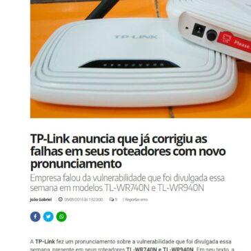 TP-Link anuncia que já corrigiu as falhas em seus roteadores com novo pronunciamento – Mundo Conectado