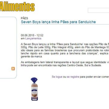 Seven Boys lança linha Pães para Sanduíche – Brasil Alimentos