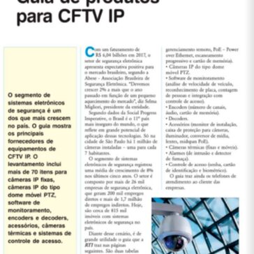 Guia de produtos para CFTV IP – RTI