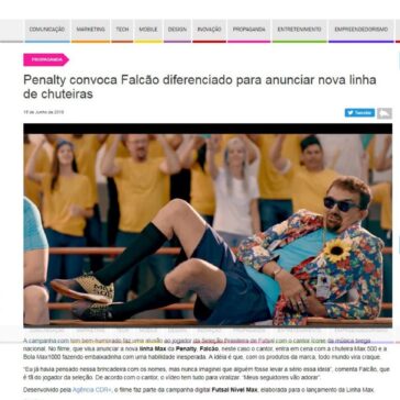 Penalty convoca Falcão diferenciado para anunciar nova linha de chuteiras – Acontecendo Aqui