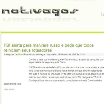 FBI alerta para malware russo e pede que todos reiniciem seus roteadores – Notivagos