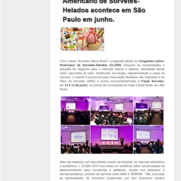 2o,CONGRESSO LATINO AMERICANO SORVETES – 13 E 14 JUNHO – EXPOCENTERNORTE