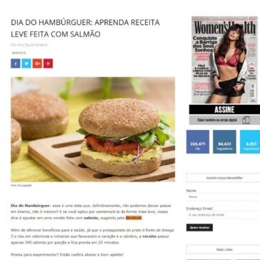 Dia do hambúrguer: aprenda receita leve feita com salmão – Womans Health