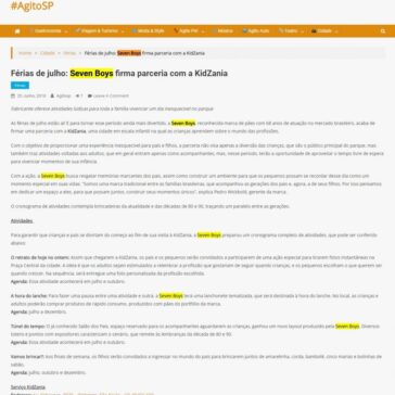Férias de julho: Seven Boys firma parceria com a KidZania – Agito SP