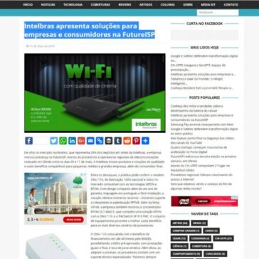 Intelbras apresenta soluções para empresas e consumidores na FutureISP – Blog do Moreira