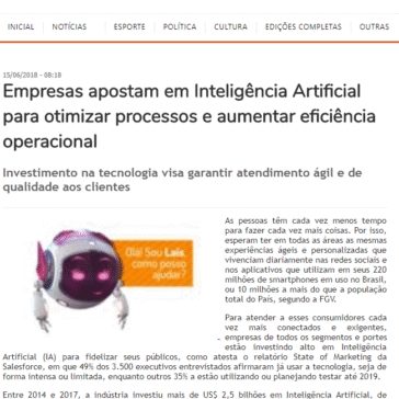 Empresas apostam em Inteligência Artificial para otimizar processos e aumentar eficiência operacional  – Gazeta de Votorantim (Online)