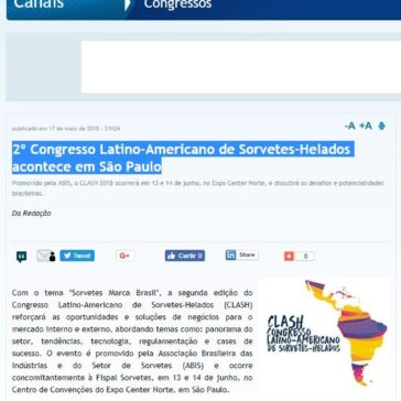 2° Congresso Latino-Americano de Sorvetes-Helados acontece em São Paulo – Portal Eventos