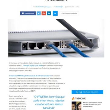 Ministério Público pede para que todos brasileiros reiniciem os roteadores – Tec Mundo