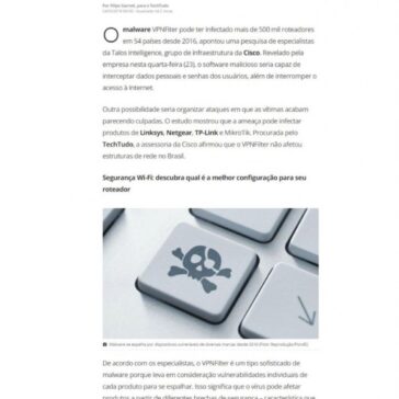 Vírus que rouba senhas infectou mais de 500 mil roteadores, diz pesquisa – Tech tudo