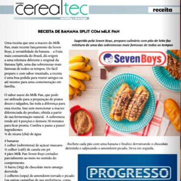 Receita de Banana Split com Milk Pan Revista – Cerealtec
