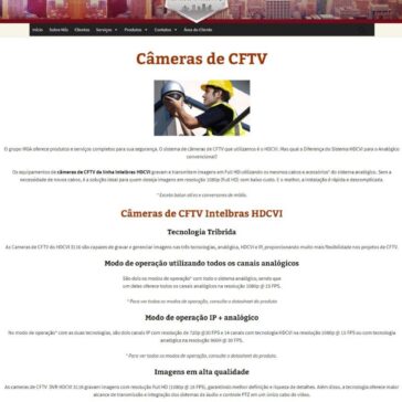 Câmeras de CFTV – Grupo MGA