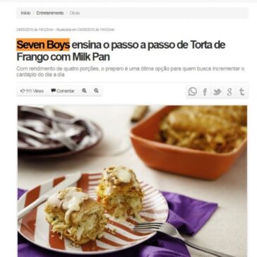 Seven Boys ensina o passo a passo de Torta de Frango com Milk Pan – JE Online