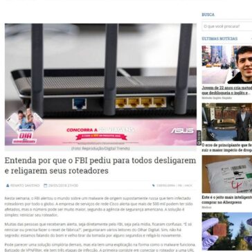 Entenda por que o FBI pediu para todos desligarem e religarem seus roteadores – Olhar Digital
