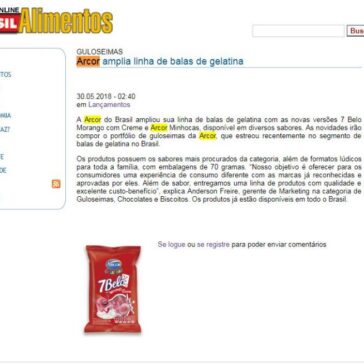 Arcor amplia linha de balas de gelatina – Brasil Alimentos