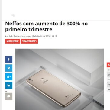 Neffos com aumento de 300% no primeiro trimestre – Bit Magazine