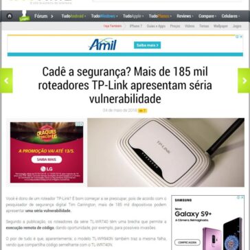 Cadê a segurança? Mais de 185 mil roteadores TP-Link apresentam séria vulnerabilidade – Tudo Celular