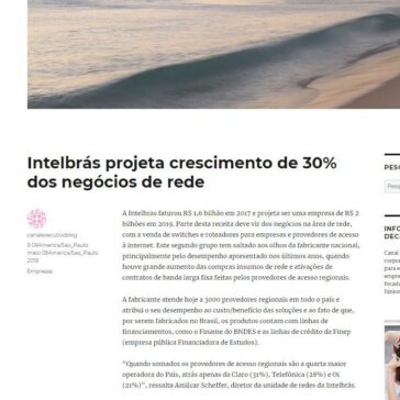 Intelbrás projeta crescimento de 30% dos negócios de rede – Canal Executivo Blog