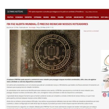 FBI faz alerta mundial: é preciso reiniciar nossos roteadores – 24 Horas PB