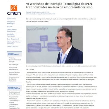 VI Workshop de Inovação Tecnológica do IPEN traz novidades na área de empreendedorismo – Cnec On Line