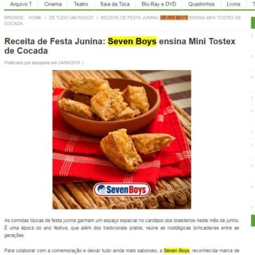 Receita de Festa Junina: Seven Boys ensina Mini Tostex de Cocada – AToupeira