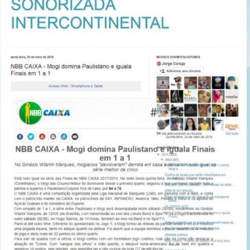 NBB CAIXA – Mogi domina Paulistano e iguala Finais em 1 a 1 – 1 Agencia de Noticias Sonorizada Intercontinental