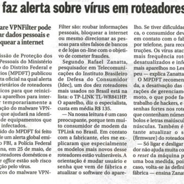 MP faz alerta sobre vírus em roteadores – O Globo