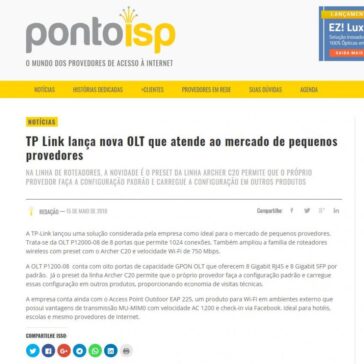 TP Link lança nova OLT que atende ao mercado de pequenos provedores – Ponto ISP