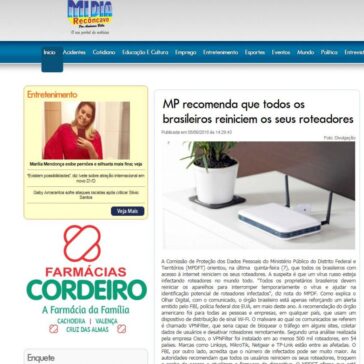 MP recomenda que todos os brasileiros reiniciem os seus roteadores – Mídia Recôncavo