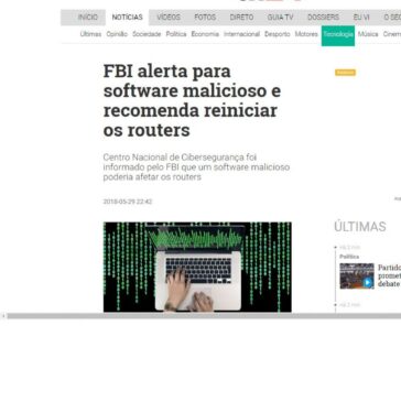 FBI alerta para software malicioso e recomenda reiniciar os routers – TVi 24 (Portugal)