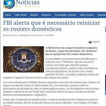 FBI alerta que é necessário reiniciar os routers domésticos – Notícias do Norte