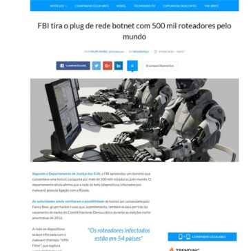 FBI tira o plug de rede botnet com 500 mil roteadores pelo mundo – Tec Mundo