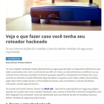 Veja o que fazer caso você tenha seu roteador hackeado – Blog da PSafe