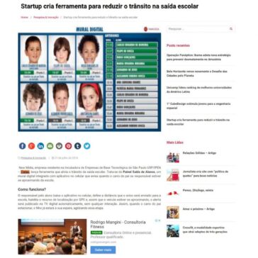 Startup cria ferramenta para reduzir o trânsito na saída escolar – PoliNotícias