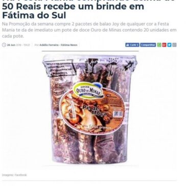 Na Festa Mania comprando acima de 50 Reais recebe um brinde em Fátima do Sul – Fátima News