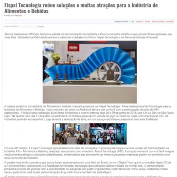 Fispal Tecnologia reúne soluções e muitas atrações para a Indústria de Alimentos e Bebidas – Feiras Industrial