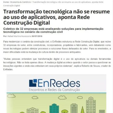 Transformação tecnológica não se resume ao uso de aplicativos, aponta Rede Construção Digital – Campo Grande Notícias