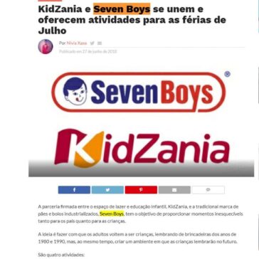 KidZania e Seven Boys se unem e oferecem atividades para as férias de Julho