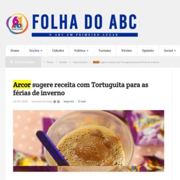 Arcor sugere receita com Tortuguita para as férias de inverno – Folha do ABC