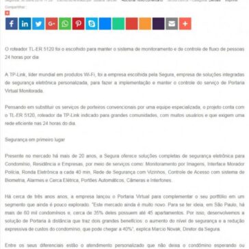 Portaria Virtual: TP-Link e Segura oferecem soluções de segurança para condomínios – SEGS